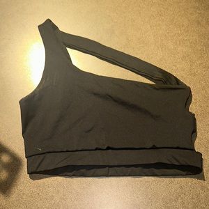 SHEIN one shoulder open back sports bra